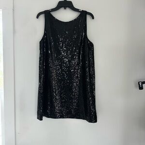 Free People Black Sequin Dress
